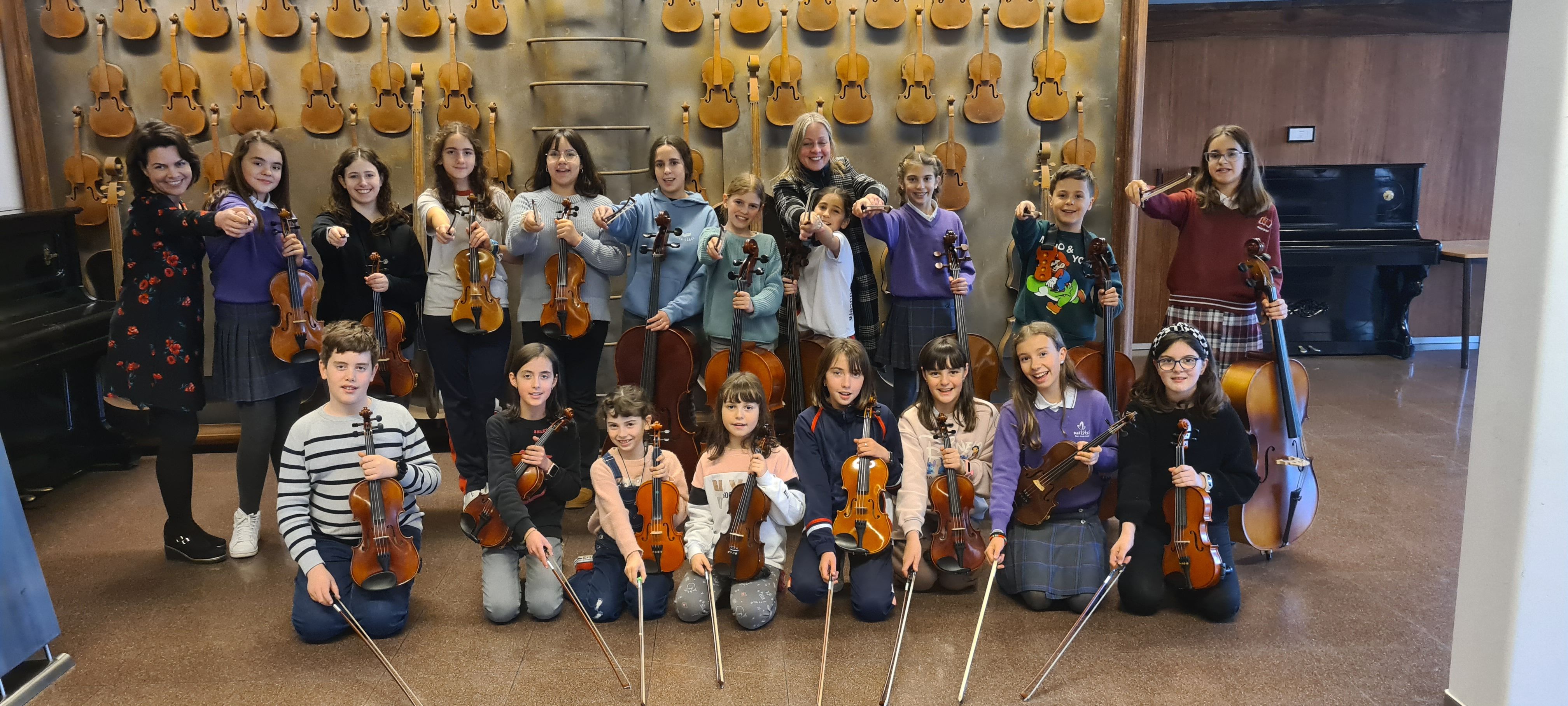 La orquesta de Enseñanzas Elementales del Conservatorio de León. | L.N.C.