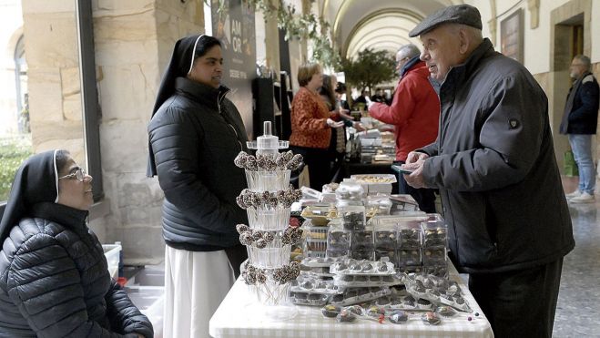 El chocolate invade estos días el Seminario de Astorga. | MAURICIO PEÑA