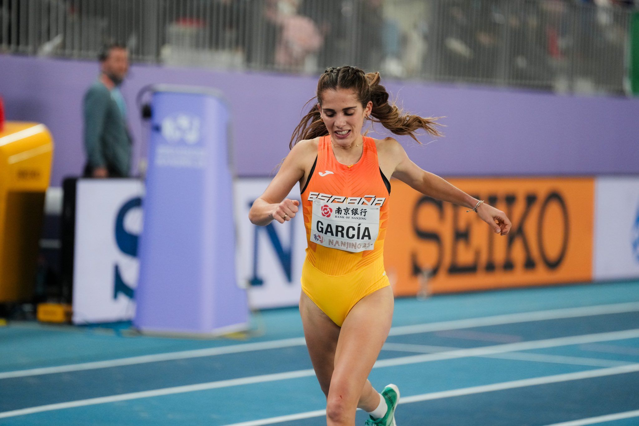 Marta García se supera en un Campeonato del Mundo y logra su mejor marca de la temporada. RFEA