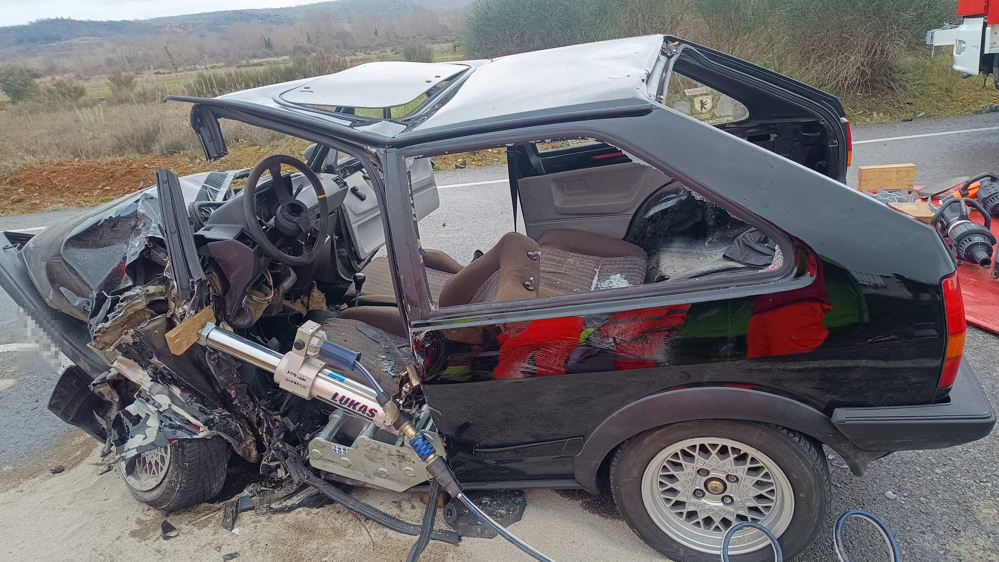 Grave accidente en Villasinta de Torío. | LNC