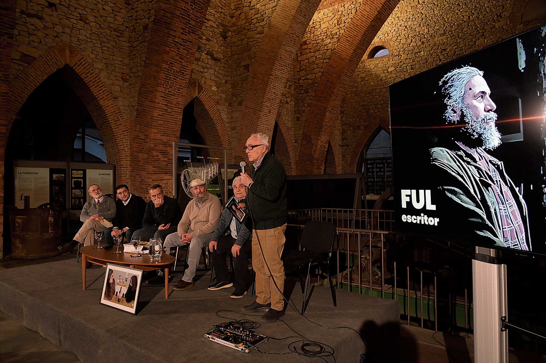 Homenaje del Museo de Sabero a Fulgencio Fernández. | MAURICIO PEÑA