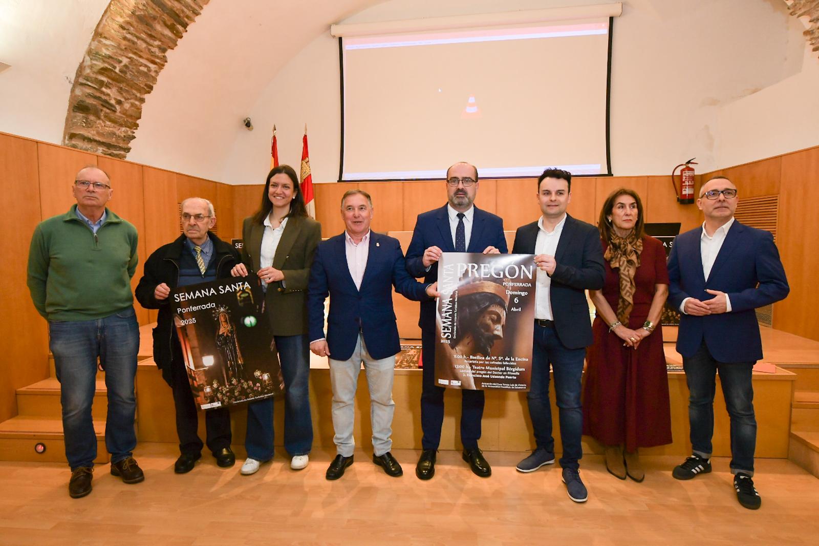 Presentación del programa de la Semana Santa de Ponferrada de 2025. | QUINITO