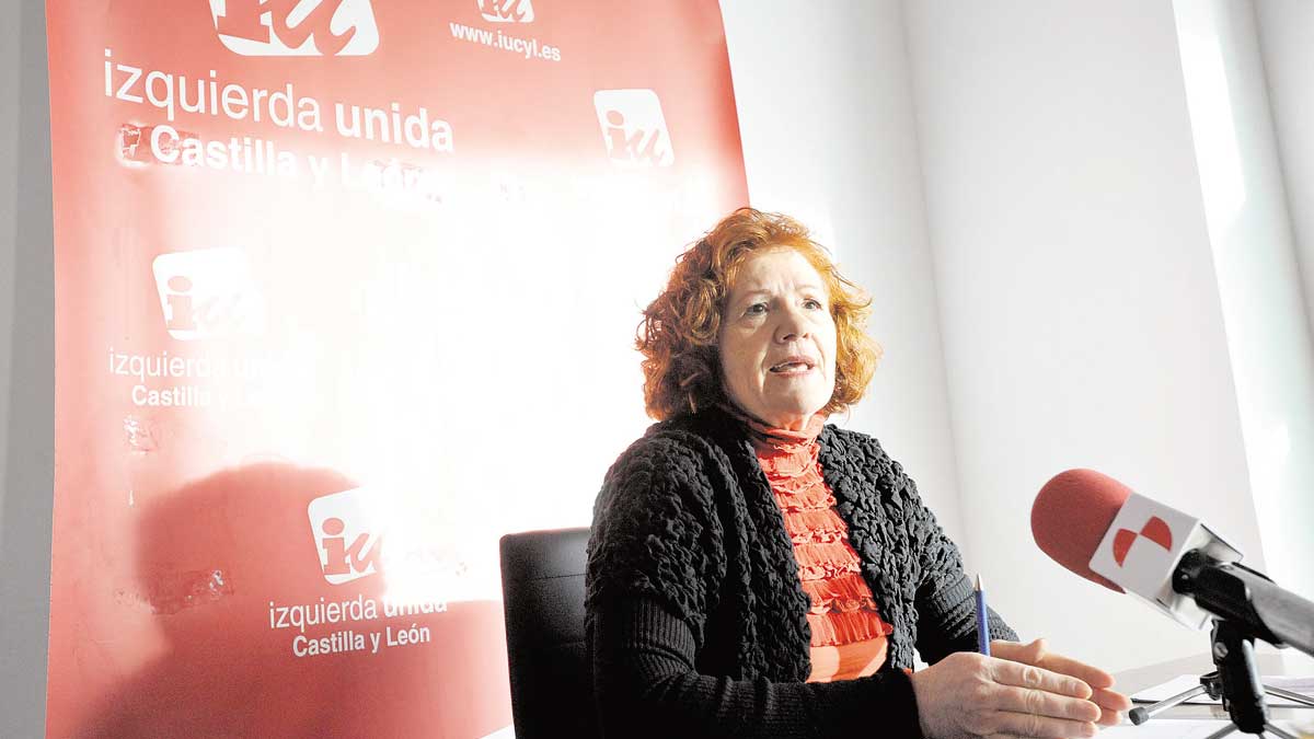 Eloína Terrón, nueva coordinador provincial de IU, en una imagern de archivo.