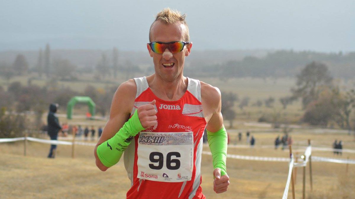 SergioSánchez, durante el cross de Soria. | FUNDACIÓN ANOC