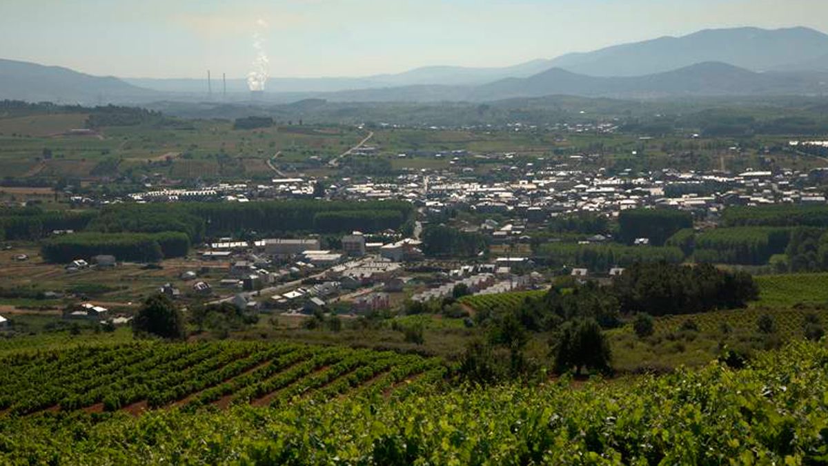 La hoya del Bierzo desde Castro ventosa (foto Anxo Cabada)