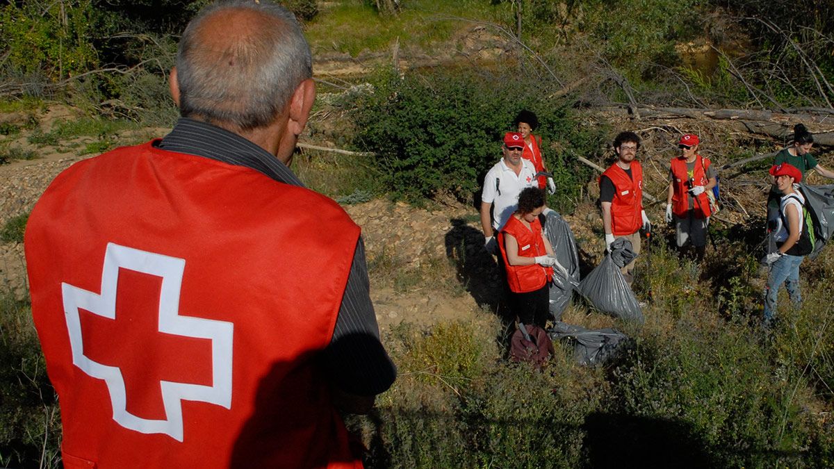 Voluntarios de Cruz Roja. | L.N.C.