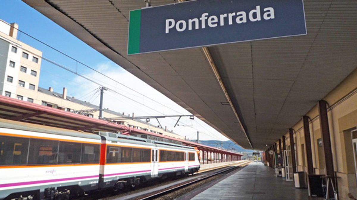 Imagen de la estación de tren de Ponferrada. | L.N.C.