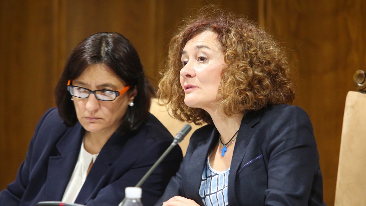 La alcaldesa, Gloria Fernández Merayo, durante un pleno. | C.S. (ICAL)