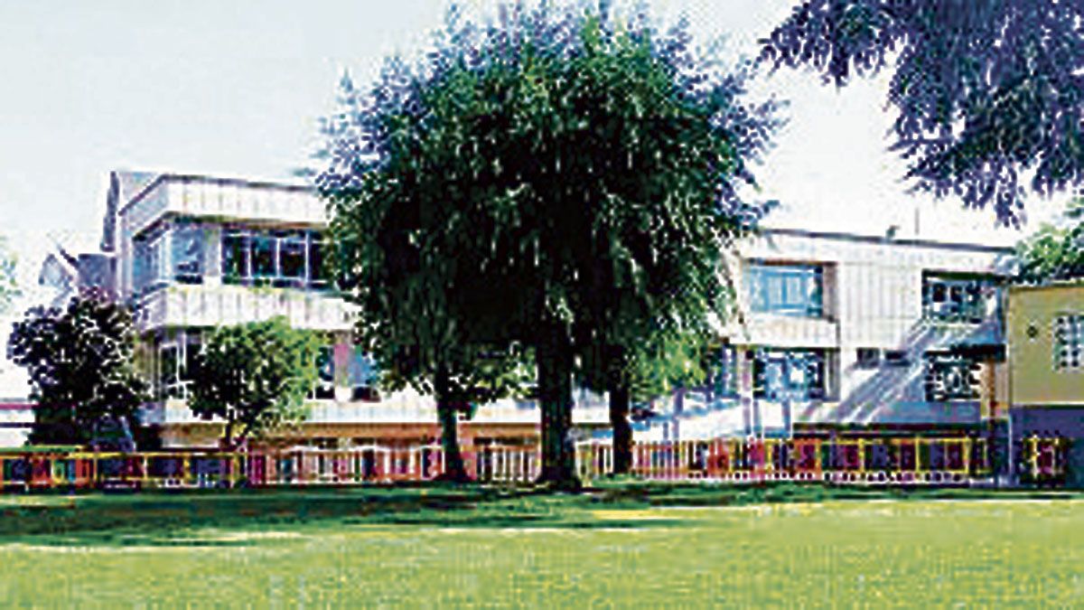 Fachada y jardín de la escuela y colegio infantil Carlos María. | L.N.C.