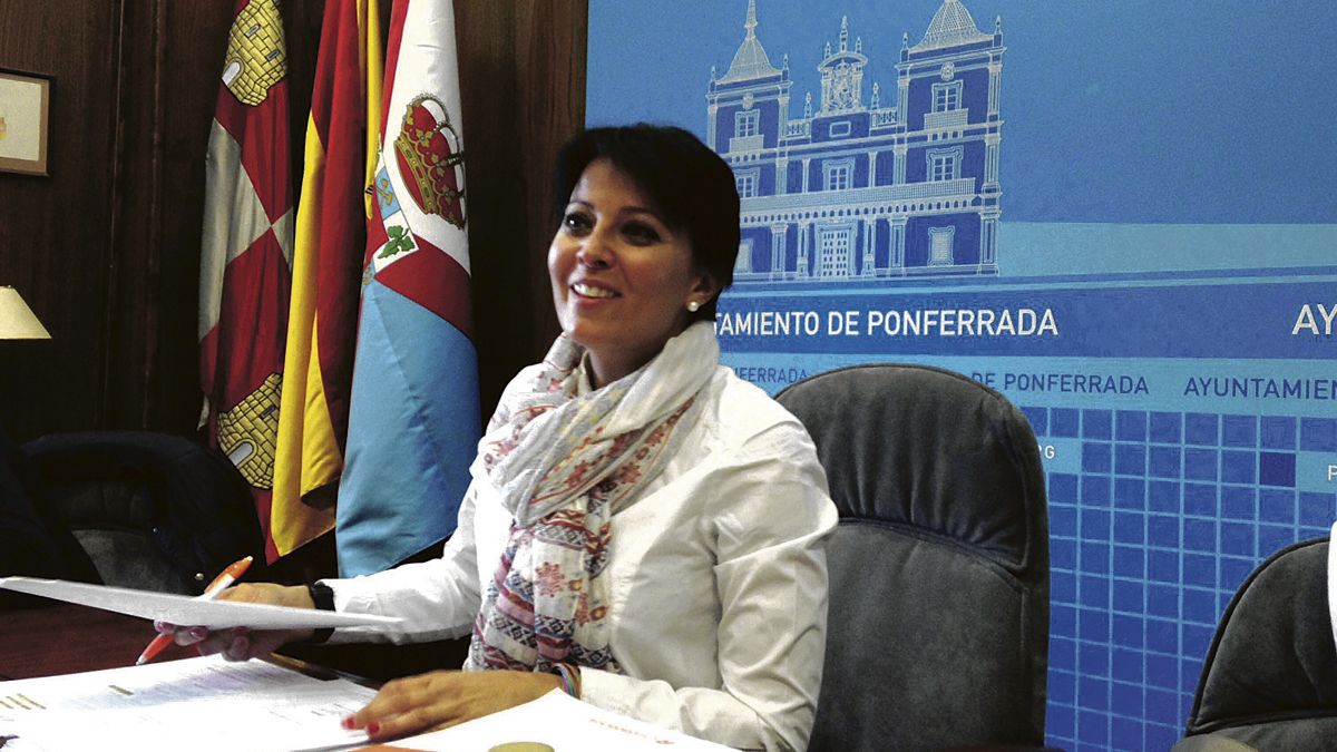 Imagen de archivo de Rosa Luna, candidata de Ciudadanos en Ponferrada. | L. N. C.