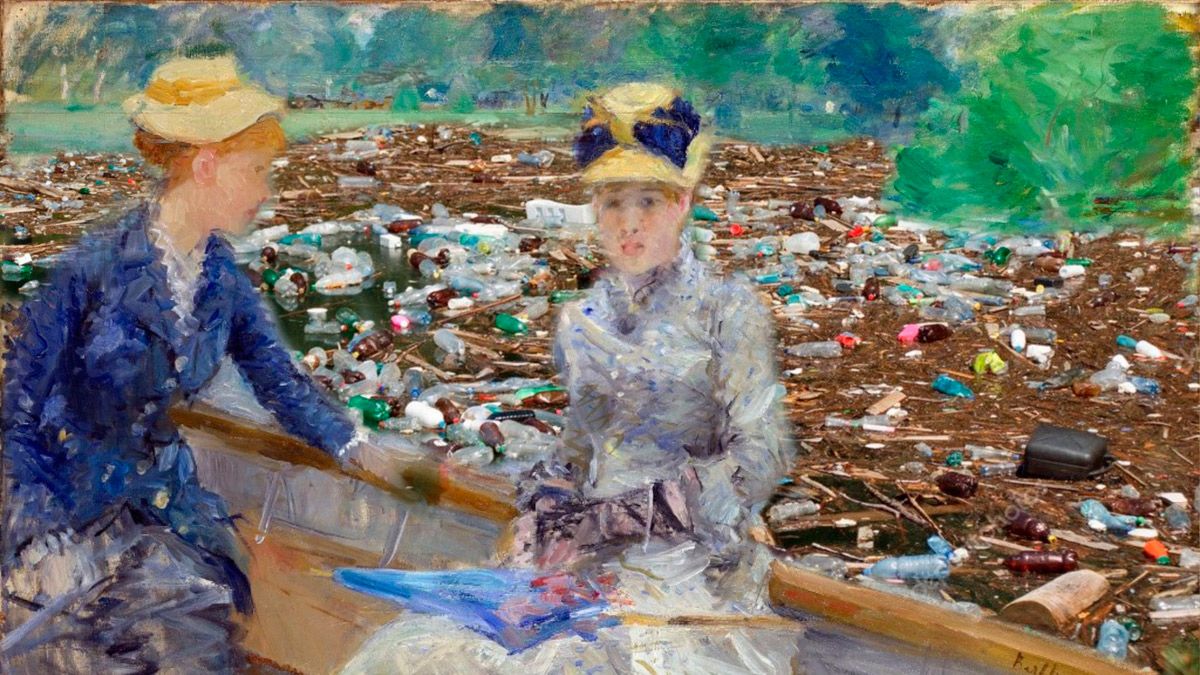 Los vertidos al agua estropean este popular cuadro de Berthe Morisot. | L.N.C.